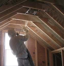  ID attic spray foam insulation